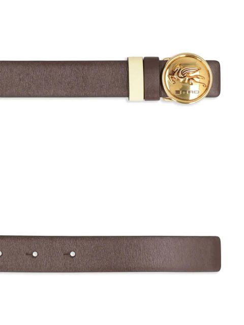ETRO Pegaso-buckle reversible leather belt - Brown - zdjęcie produktu nr 2