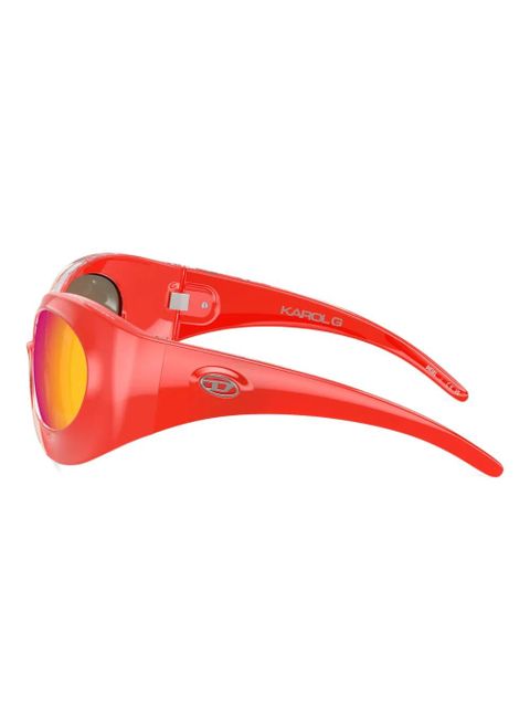 Diesel x Karol G oversized-frame sunglasses - Red - zdjęcie produktu nr 2
