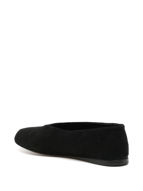 Proenza Schouler suede ballerina shoes - Black