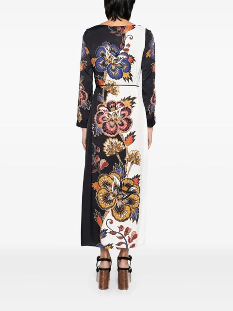 FARM Rio floral midi dress - Blue