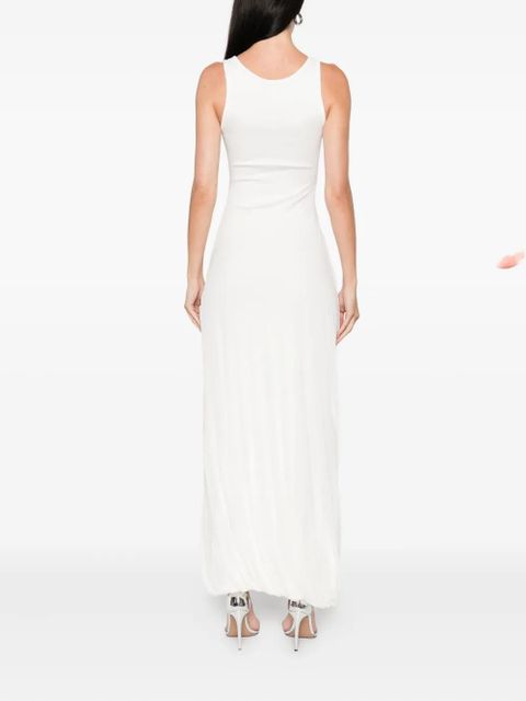 Christopher Esber paisley-ring dress - White