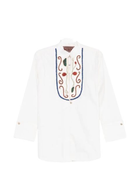 ALEMAIS Velora embroidered blouse - Neutrals - zdjęcie produktu nr 1