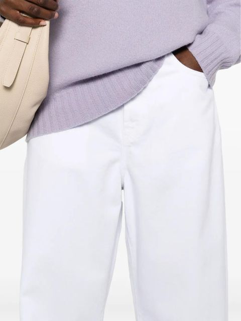 Róhe low-rise wide-leg jeans - White