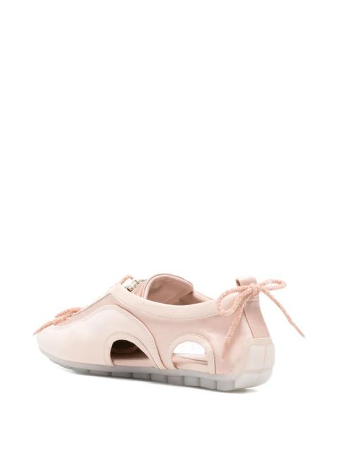 Simone Rocha cutout ballerina grip sneakers - Pink