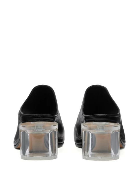 MM6 Maison Margiela open-toe block-heel sandals - Black