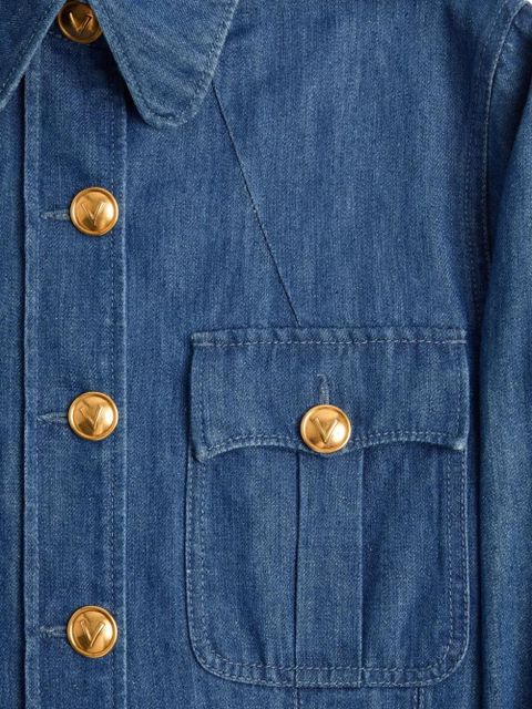 Valentino Garavani Sahariana denim jacket - Blue