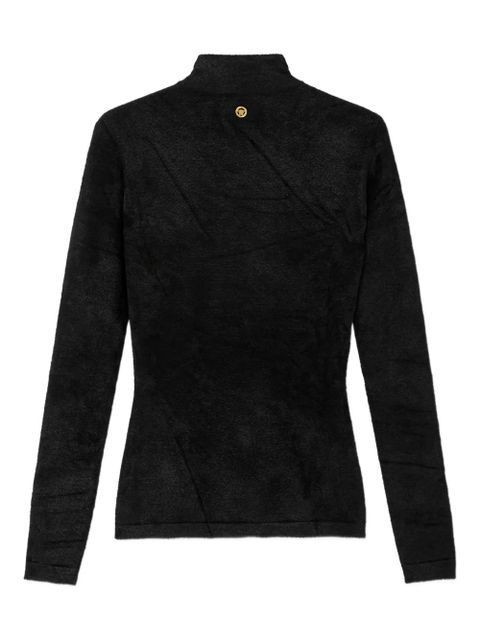 Versace high-neck embellished sweater - Black - zdjęcie produktu nr 2