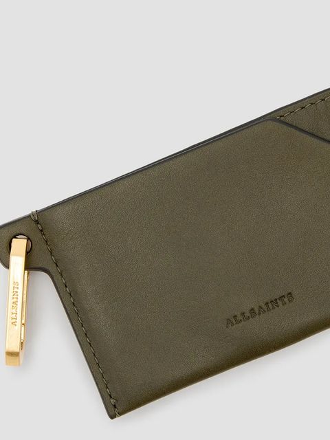 AllSaints etui na karty skórzane HEX CARDHOLDER