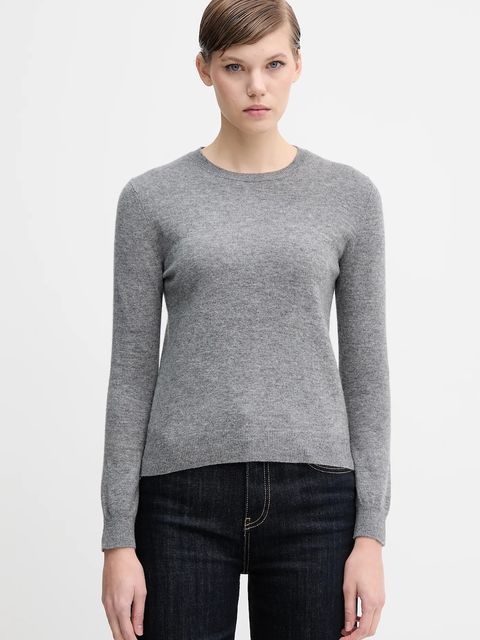 United Colors of Benetton sweter wełniany damski kolor szary lekki 1002D1K01 - zdjęcie produktu nr 1