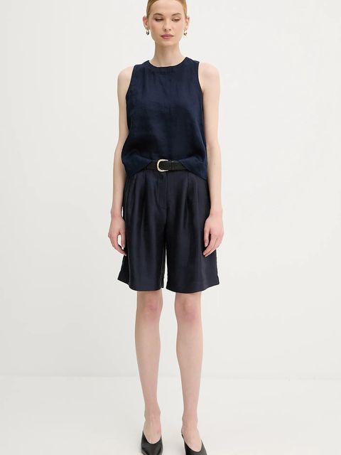 La Petite Française szorty z domieszką lnu SAVOUREUX - zdjęcie produktu nr 1