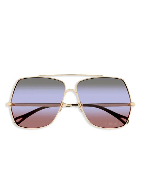 Chloé Eyewear Aly sunglasses - Gold - zdjęcie produktu nr 1