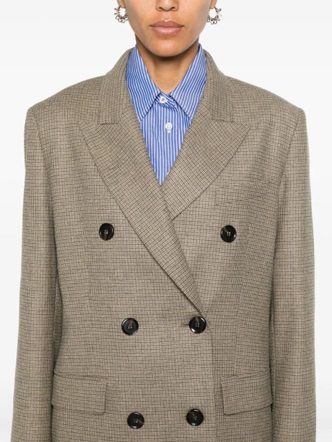 PINKO check-pattern blazer - Neutrals