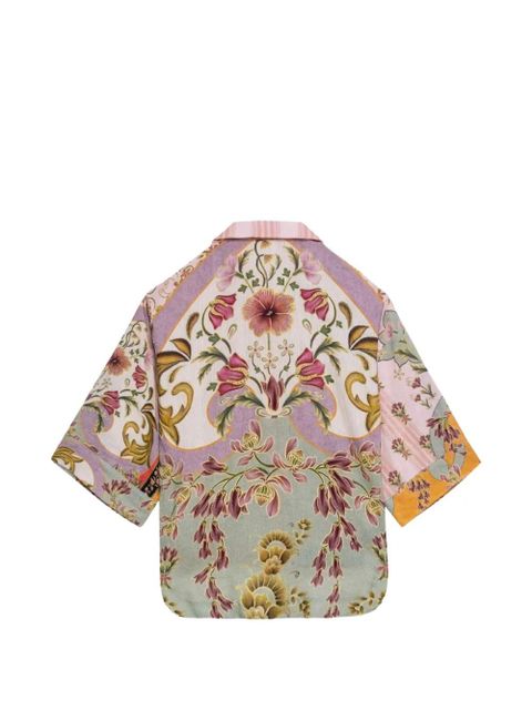 Agua By Agua Bendita Chrissy Aura Sprinted shirt - Neutrals