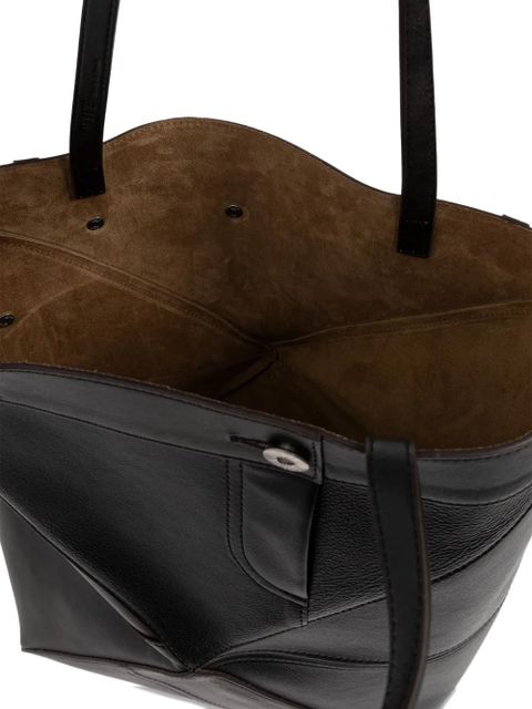 LOEWE medium Puzzle Fold tote bag - Black
