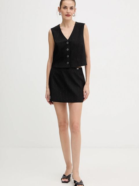 Guess spódnica mini ZANITA kolor czarny mini prosta W5BD64 W2422