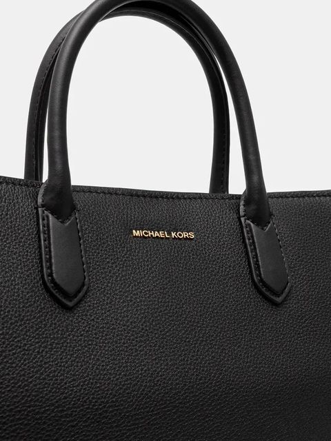 MICHAEL Michael Kors torebka skórzana kolor czarny 30F4GETS2L