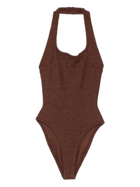 Hunza G Sandy halterneck swimsuit - Brown - zdjęcie produktu nr 1