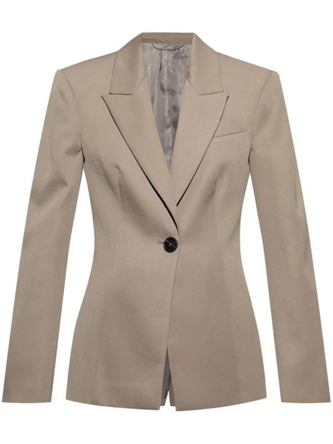 The Attico single-breasted blazer - Neutrals - zdjęcie produktu nr 1