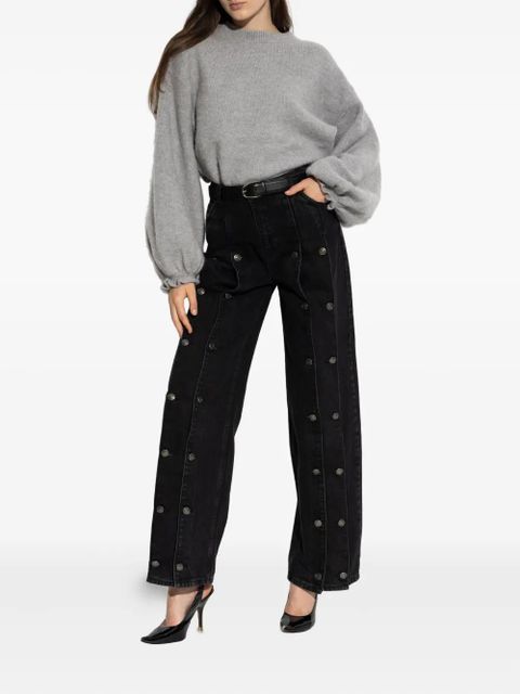 ROTATE BIRGER CHRISTENSEN button-detail jeans - Black - zdjęcie produktu nr 2