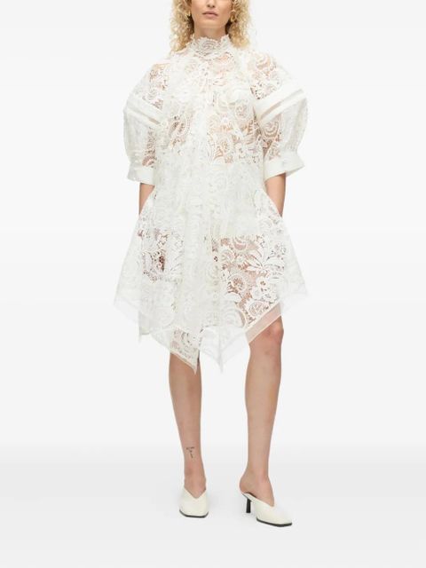 3.1 Phillip Lim lace high-neck dress - White - zdjęcie produktu nr 2