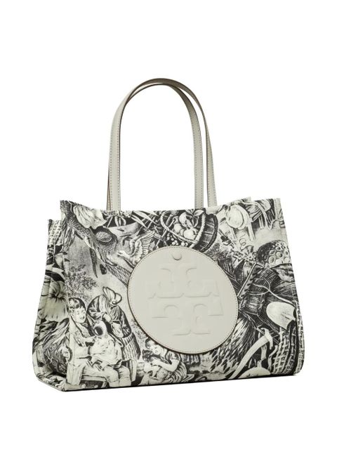 Tory Burch medium Ella chain printed tote bag - Grey