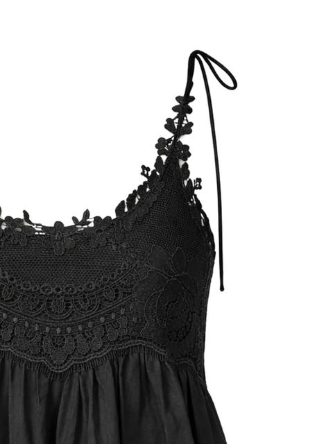 TWINSET lace woven top - Black - zdjęcie produktu nr 2