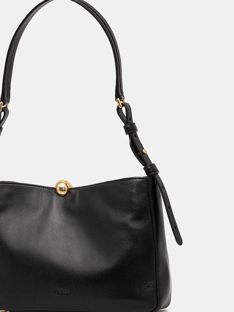 Furla torebka skórzana kolor czarny WB01403.BX3977.O6000