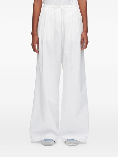 3.1 Phillip Lim drawstring wide-leg trousers - White