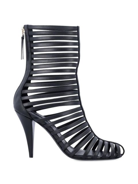 Givenchy Cage ankle boots in leather - Black - zdjęcie produktu nr 1