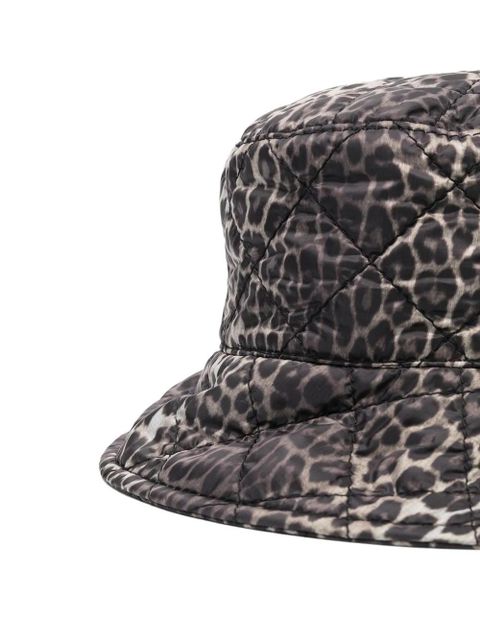 Maison Michel leopard-print bucket hat - Brown - zdjęcie produktu nr 2