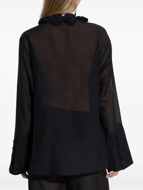 Oséree beach shirt - Black