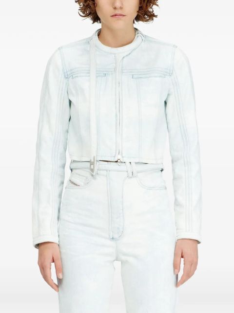 Diesel De-Saphix-Fsi zip denim jacket - Blue