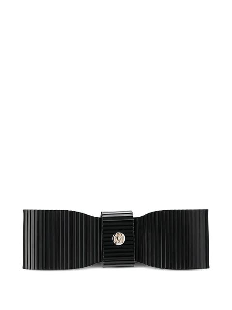 Maison Michel Bridget bow hair clip - Black - zdjęcie produktu nr 1