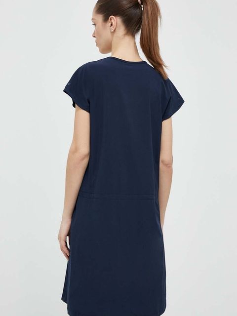 Helly Hansen sukienka kolor granatowy mini prosta 34346