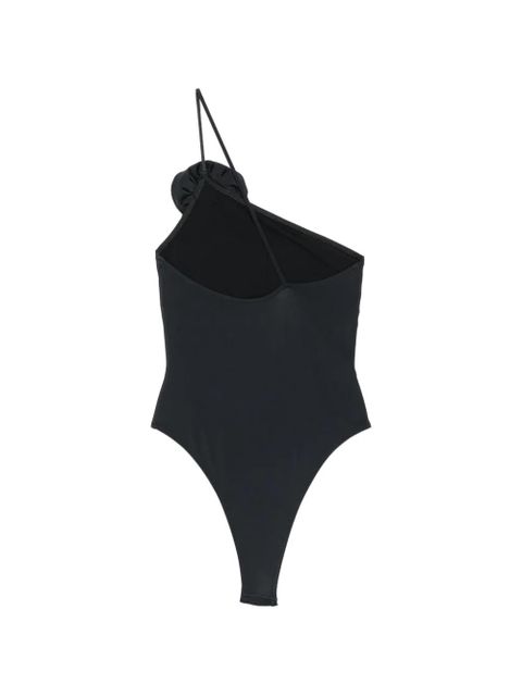 Moschino one-shoulder floral-detail swimsuit - Black - zdjęcie produktu nr 2