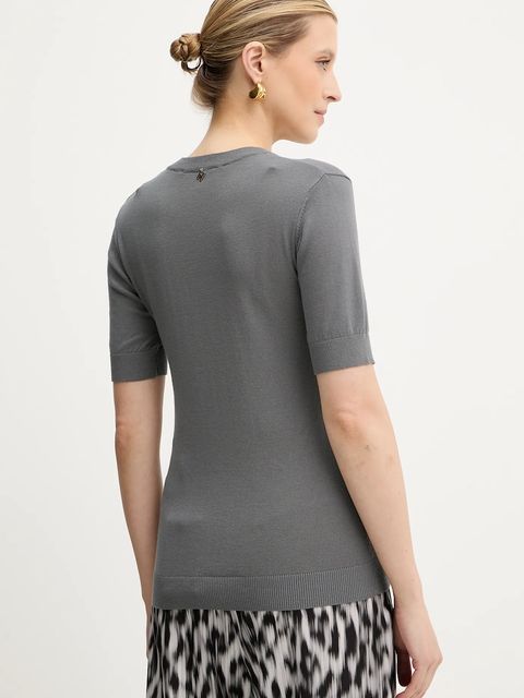 Silvian Heach t-shirt ATLAM damski kolor szary GPA25040MA - zdjęcie produktu nr 2