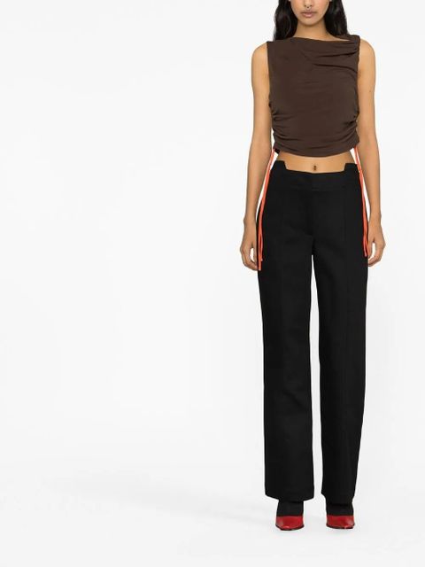 JW Anderson panelled straight-leg trousers - Black