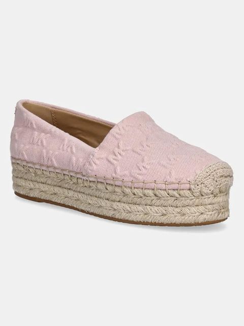 MICHAEL Michael Kors espadryle Lynn kolor różowy na platformie 40S5LYFP3D.653 - zdjęcie produktu nr 1