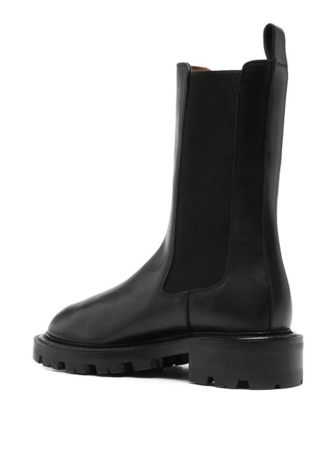 Paris Texas 40mm elastic-panelled round -toe boots - Black