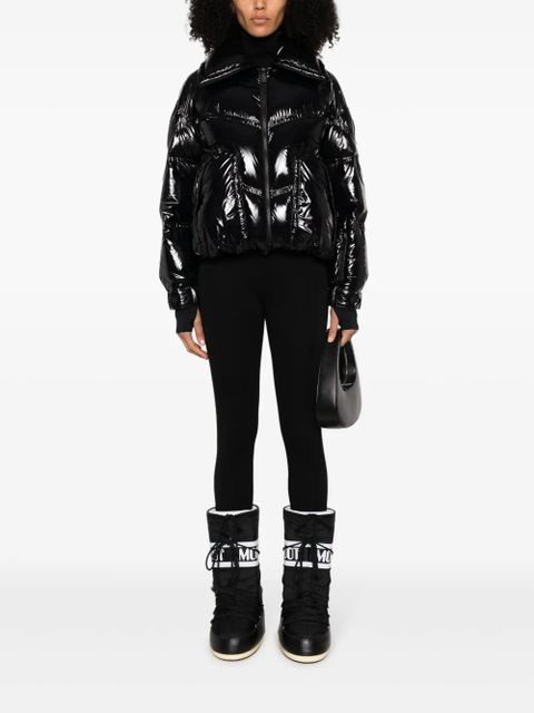 Moncler Grenoble logo-patch quilted puffer jacket - Black - zdjęcie produktu nr 2