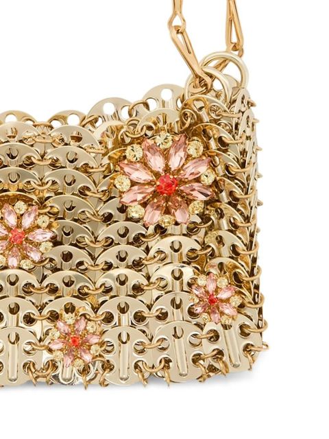 Rabanne nano 1969 crystal-embellished shoulder bag - Gold - zdjęcie produktu nr 2