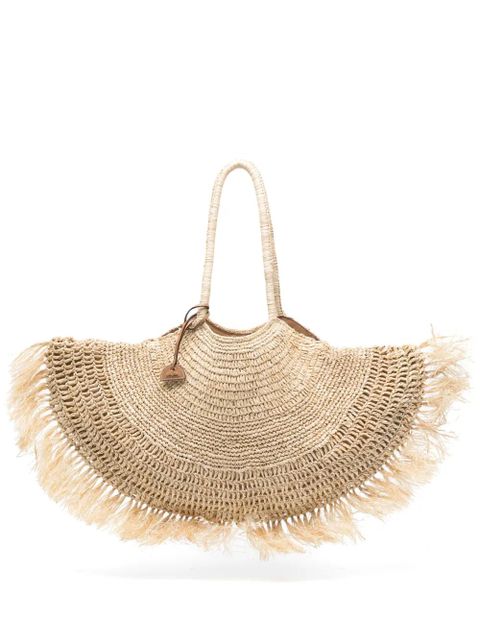 Cult Gaia Lucia raffia-design tote bag - Neutrals - zdjęcie produktu nr 1