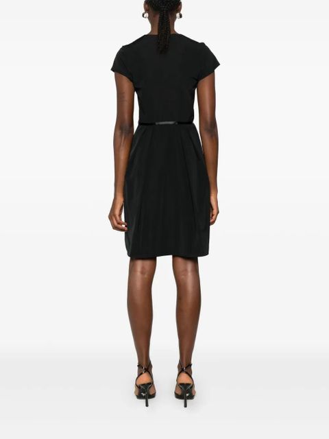 Givenchy 4G-bow taffeta mini dress - Black