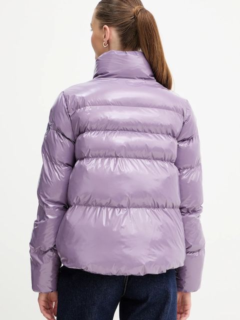 Pinko kurtka kolor fioletowy zimowa 101598 A2P7