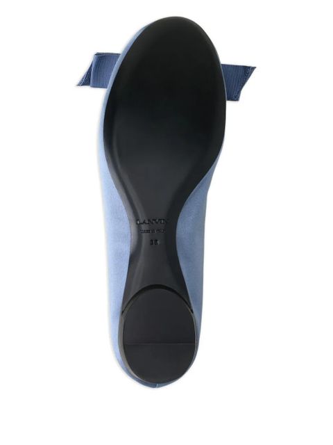 Lanvin ribbon ballet flats - Blue