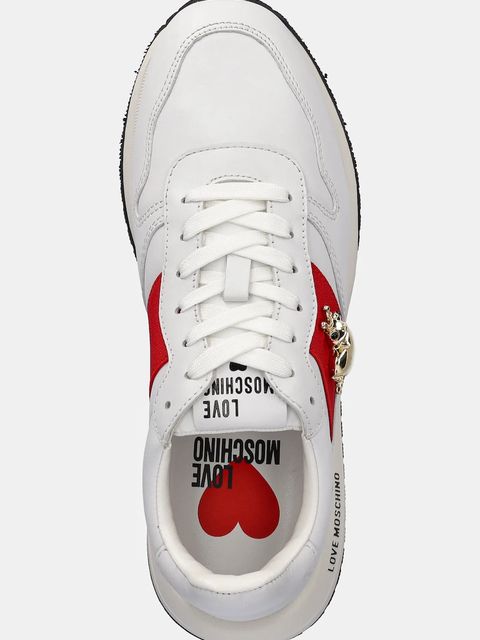 Love Moschino sneakersy kolor biały JA15373G1MIAL10A