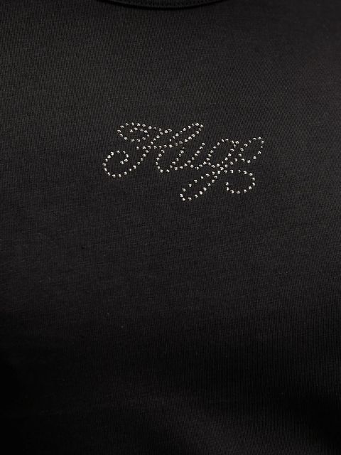 Hugo Blue t-shirt damski kolor czarny 50551404