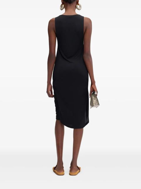 Jacquemus asymmetric midi dress - Black