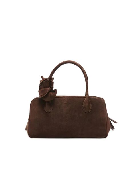 Magda Butrym Brigitte flower-detail tote bag - Brown - zdjęcie produktu nr 2