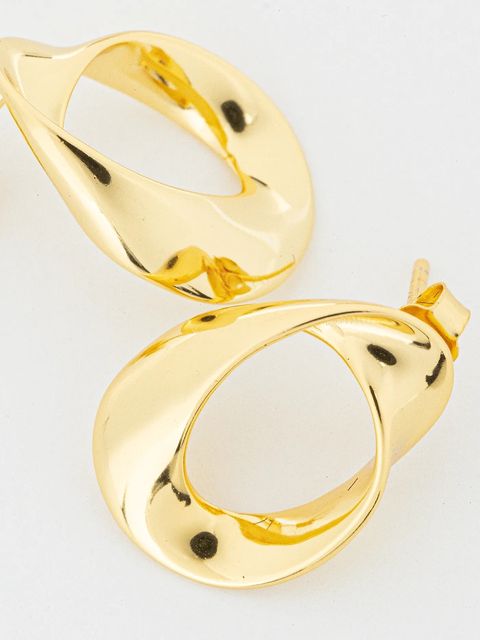 Answear.LAB kolczyki srebrne pozłacane